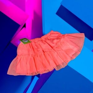 Neon Orange Bright Skirt 18M